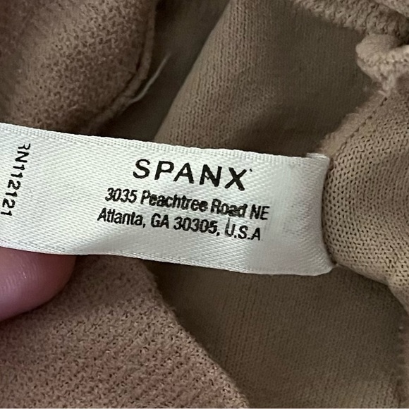 SPANX Power Panties Mid-Thigh Shaper Tummy Control Nude Size A - Picture 3 of 4
